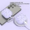 [3 in 1] TSVSXS Flower Engraved Case Compatible with Samsung Galaxy Buds3 Pro/Galaxy Buds3(2024) with Keychain, Cute Soft Silicone Protective Cover with Cleaning Kit view 4