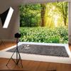 10x6.5ft Spring Natural Scenery Backdrop Forest Park Garden Flowers Photography Background White Floral Dandelion Sunshine Landscape Decorations Wedding Birthday Party Banner Photo Booth Props view 3
