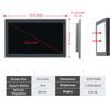 IRXSEE 15.6-Inch Industrial Touch Screen Monitor, Ratio 16:9 Embedded PCAP Touchscreen Monitors | 10-Point Touch | No Drive, Plug and Play | IP65 Front | HD-MI VGA USB Port view 4