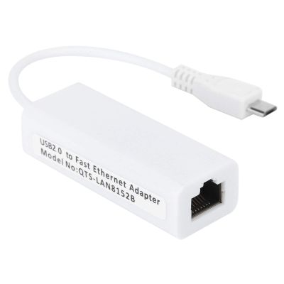 BONKZEBU Ethernet Adapter, Micro USB to RJ4510 ABS Shell Network Card Adapter, USB 2.0 Fast Ethernet Adapter for Zero 1.3 W Motherboard, BONKZEBUt2ywi087o3