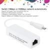 BONKZEBU Ethernet Adapter, Micro USB to RJ4510 ABS Shell Network Card Adapter, USB 2.0 Fast Ethernet Adapter for Zero 1.3 W Motherboard, BONKZEBUt2ywi087o3 view 2