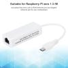 BONKZEBU Ethernet Adapter, Micro USB to RJ4510 ABS Shell Network Card Adapter, USB 2.0 Fast Ethernet Adapter for Zero 1.3 W Motherboard, BONKZEBUt2ywi087o3 view 3