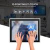 IRXSEE 15-Inch Industrial Touch Screen Monitor, Ratio 4:3 Embedded PCAP Touchscreen Monitors | 10-Point Touch | No Drive, Plug and Play | IP65 Front | HD-MI VGA USB Port view 2