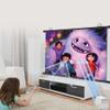 BIUBPW Pull Down Projector Screen 60" Home Projector Screen Wall Mountable 4K Ultra HD 3D Movies Screen, Office Presentation/Wedding Party(60in-4:3) view 3