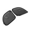 Liru 2pcs Rear Grill Speaker Mesh Cover Metal Black for Harley Davidson Road Glide FLTRX Motorbike view 1