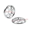 GZYF Rear Speaker Flame Grill Trim Fairing Cover Chrome ABS For FLHTCLTC FLHTCU/L Road Glide Ultra FLHTK/L Motorbike 1pair view 2