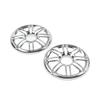 GZYF Rear Speaker Flame Grill Trim Fairing Cover Chrome ABS For FLHTCLTC FLHTCU/L Road Glide Ultra FLHTK/L Motorbike 1pair view 4