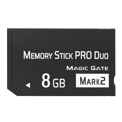 Original 8GB Memory Stick Pro Duo MARK2, High-Speed Memory Stick Duo Compatible with PSP1000 2000 3000 and Works for Cybershot DSC Camera Memory Stick Cards