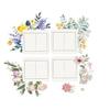 4PCS Flower Switch Stickers, Flower Plants Light Switch Sticker, Removable Fresh Plants Flower Switch Stickers, Light Switch Decal, Switch Cover for Bedroom Living Room Nursery Bathroom view 1