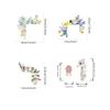 4PCS Flower Switch Stickers, Flower Plants Light Switch Sticker, Removable Fresh Plants Flower Switch Stickers, Light Switch Decal, Switch Cover for Bedroom Living Room Nursery Bathroom view 2