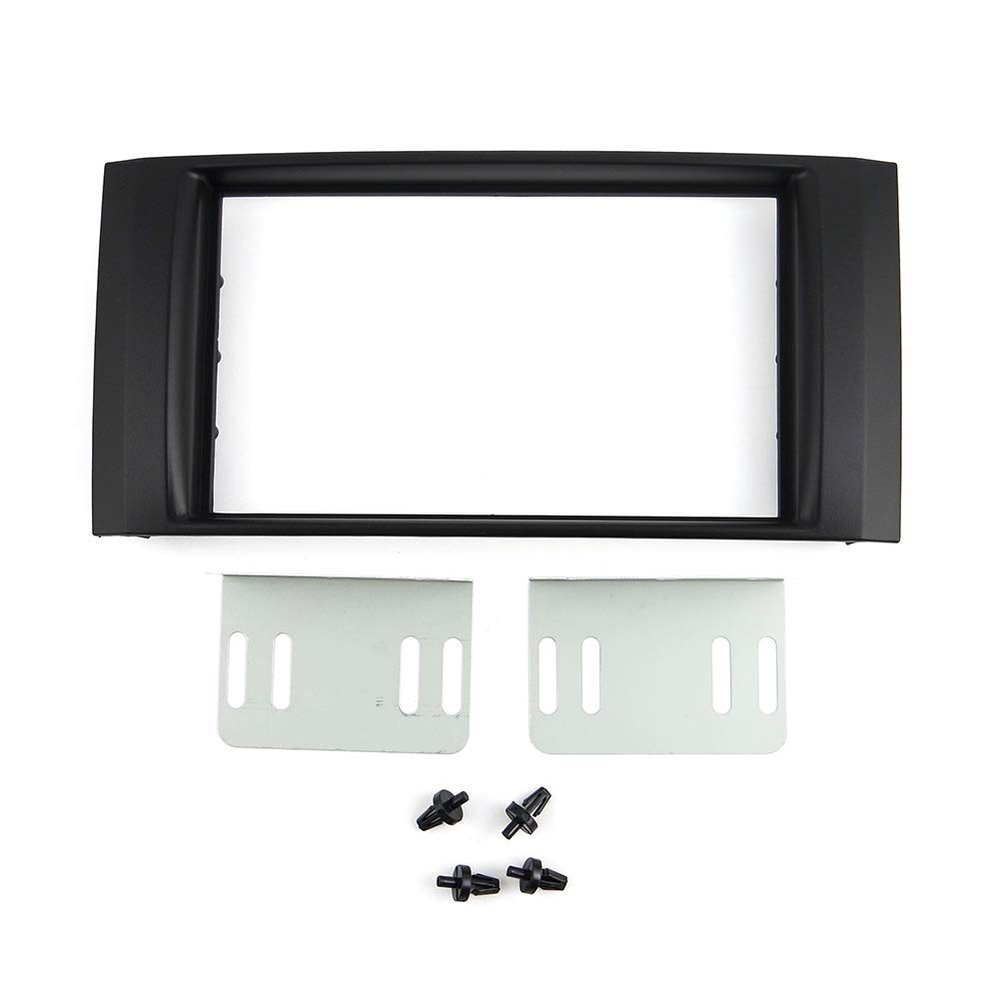 GZYF 173 * 98mm Fascia Stereo Panel Bezel Trim Dash Frame Kit ABS Black Car For D-Max 2006-2011