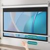 NILZA Manual Pull Down Projection Screen HD 4k Projector Curtain Wall-Mounted Home Theater Screen 60" Projector Screen with Auto Lock(60inch 4:3) view 2