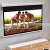 NILZA Manual Pull Down Projection Screen HD 4k Projector Curtain Wall-Mounted Home Theater Screen 60" Projector Screen with Auto Lock(60inch 4:3) view 3