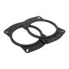 Partuto Speaker Spacer Ring 6x9" to 6.5" Tweeter Speaker Adaptor Car Speaker Subwoofer Mounting Spacer Bracket Ring for Nissan Sylphy ABS Black Waterproof view 1