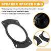 Partuto Speaker Spacer Ring 6x9" to 6.5" Tweeter Speaker Adaptor Car Speaker Subwoofer Mounting Spacer Bracket Ring for Nissan Sylphy ABS Black Waterproof view 3