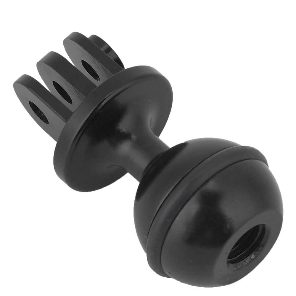 Ball Head Mount, Aluminum Alloy Ball Head Mount, Strong Durability for Xiao Yi (Black)