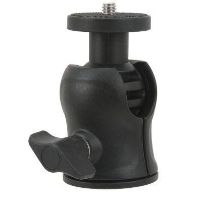 Denash Mini Tripod Head, 360 Degree 1/4 Screw Rotating Tripod Head Rubber Pad for Tripod