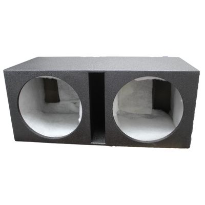 Dual 15" Vented & Coated Subwoofer Box by Audiopipe