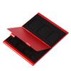 Denash SIM Card Holder, TF Card Holder, 12 Slots, Aluminum Memory Card for Storage (Red) view 4