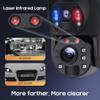 INQMEGA [20X Optical Zoom] 6MP Solar Security Camera with Dual-Screen,Solar Camera Wireless Outdoor,Color Night Vision,Dual Screen,2.4G WiFi view 2