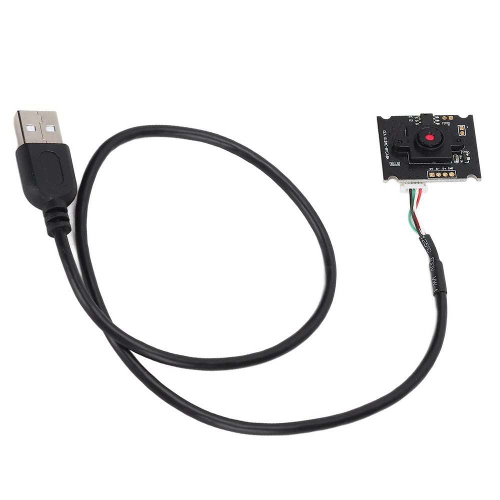 flexman HBVCAM 3M2111 V22 64 3 MP Camera Module, 3.5mm Manual Focus Webcam Board with USB Cable for Advertising Machines Face Recognition Drone Aerial Photography