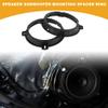 Partuto Speaker Spacer Ring Tweeter Speaker Spacer Adapter Car Speaker Subwoofer Mounting Spacer Bracket Ring for Hyundai ABS Black Waterproof view 2