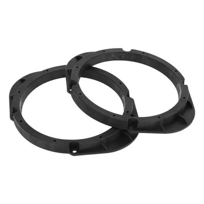 Partuto Speaker Spacer Ring 5x7" to 6.5" Tweeter Speaker Adaptor Car Speaker Subwoofer Mounting Spacer Bracket Ring for Mazda ABS Black Waterproof