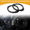 Partuto Speaker Spacer Ring 5x7" to 6.5" Tweeter Speaker Adaptor Car Speaker Subwoofer Mounting Spacer Bracket Ring for Mazda ABS Black Waterproof view 2