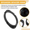 Partuto Speaker Spacer Ring 5x7" to 6.5" Tweeter Speaker Adaptor Car Speaker Subwoofer Mounting Spacer Bracket Ring for Mazda ABS Black Waterproof view 3