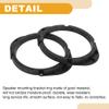 Partuto Speaker Spacer Ring 5x7" to 6.5" Tweeter Speaker Adaptor Car Speaker Subwoofer Mounting Spacer Bracket Ring for Mazda ABS Black Waterproof view 4
