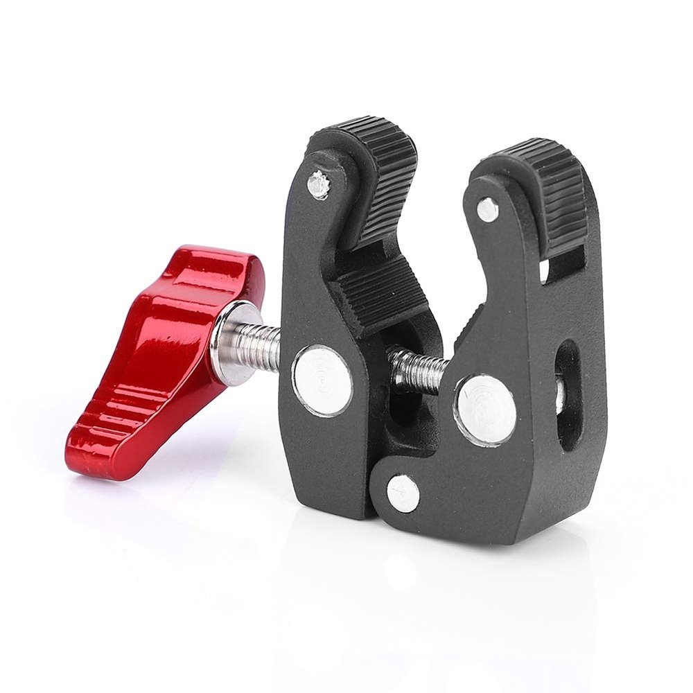 Articulating Mount Clamp, Antirust, Nonslip Heavy Duty Aluminum Alloy Monitor Mount Adapter for Photography Industry