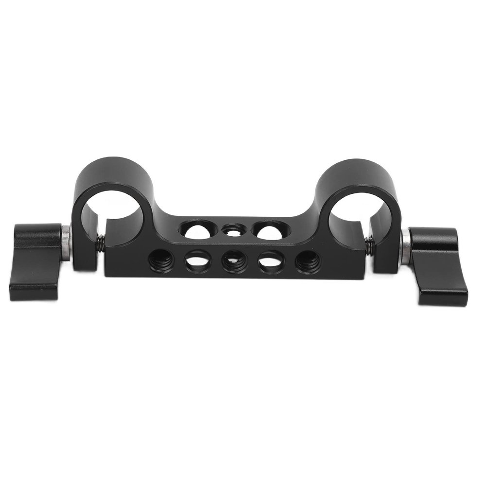 15mm Rod Clamp, CNC 15mm Railblock Rod Clamp Universal for 15mm DSLR Camera Rig for Camera Shoulder Rig