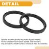 Partuto 2pcs Universal Speaker Spacer Ring Tweeter Speaker Spacer Adator Auto Boat RV Speaker Subwoofer Mounting Spacer Bracket Ring Waterproof ABS Black for 6.5" Round Shape view 4