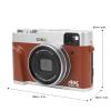 4K 48MP Digital Camera, 2.8 Inch Screen 16X Optical Zoom Anti Shake Auto Focus Retro Vlogging Camera with Flash Viewfinder Dial Compact Point and Shoot Cameras for Teens view 2