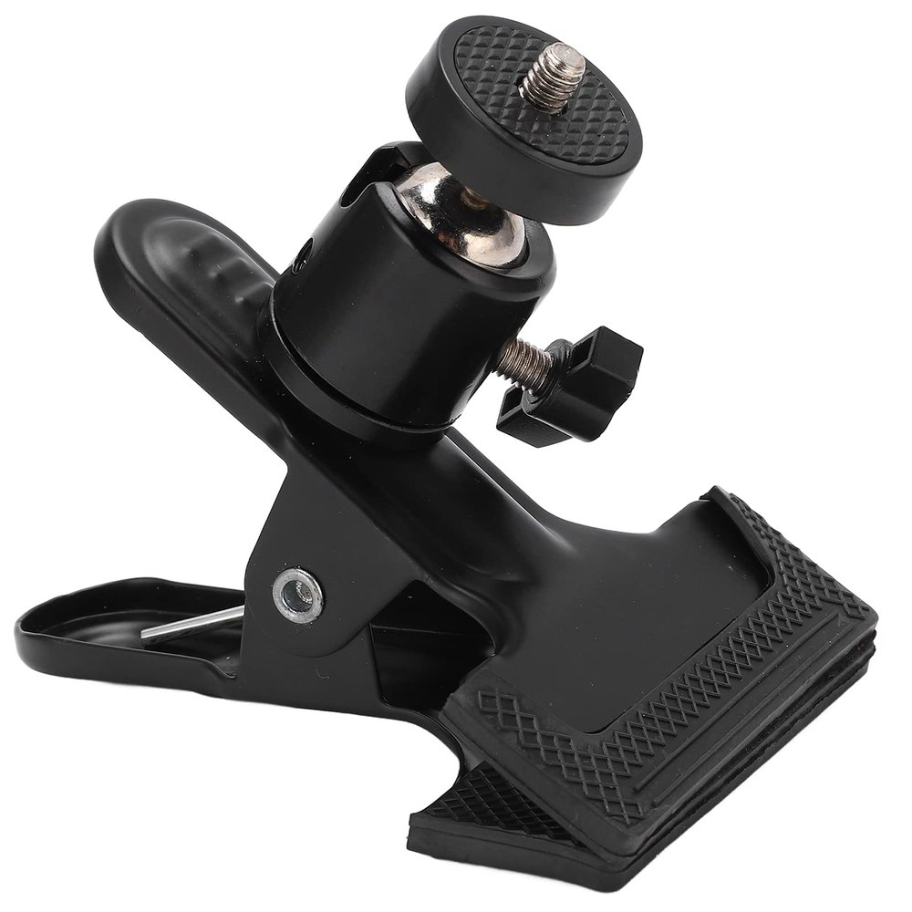 Tripod Camera Clip Long Life Rotating Camera Clip Plastic Mat 360 Rotating Ball Head for Motion Camera