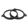 Partuto 2pcs Universal Speaker Spacer Ring Tweeter Speaker Spacer Adator Car Boat RV Speaker Subwoofer Mounting Spacer Bracket Ring Waterproof ABS Black for 6.5" view 1