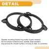 Partuto 2pcs Universal Speaker Spacer Ring Tweeter Speaker Spacer Adator Car Boat RV Speaker Subwoofer Mounting Spacer Bracket Ring Waterproof ABS Black for 6.5" view 4