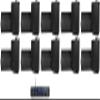 Rockville Rock Zone 8 Bundle: 1000-Watt RMS Multi Room Receiver/Amplifier, (4) HP5S-8 5.25" Peak 420-Watt/140W RMS Outdoor/Indoor Wall Mount Speakers, 5-Items view 1
