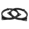 Partuto 2pcs Universal Speaker Spacer Ring Tweeter Speaker Spacer Adator Car Boat RV Speaker Subwoofer Mounting Spacer Bracket Ring Waterproof ABS Black for 6.5" Triangle Shape view 1
