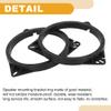 Partuto 2pcs Universal Speaker Spacer Ring Tweeter Speaker Spacer Adator Car Boat RV Speaker Subwoofer Mounting Spacer Bracket Ring Waterproof ABS Black for 6.5" Triangle Shape view 4