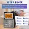 Paeiope Portable Radio AM FM, Rechargeable Pocket Speaker with Best Reception Digital Tuning, MP3, Stereo Earphone, Large LCD Screen, TF Card Socket, Transistor Radio for Jogging/Gym/Camping (Grey) view 4