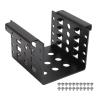 2.5 Inch HDD Mounting Rack,Professional Aluminum Alloy Hollow Hard Drive Storage Bracket with 20 Screws,4 Disks,Application for 2.5 Inch to 3.5 Inch HDD view 1