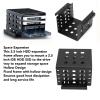 2.5 Inch HDD Mounting Rack,Professional Aluminum Alloy Hollow Hard Drive Storage Bracket with 20 Screws,4 Disks,Application for 2.5 Inch to 3.5 Inch HDD view 2