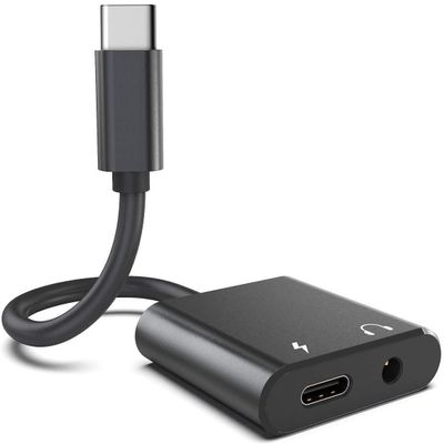 Fonus USB C Headphone Adapter Earphone 3.5mm Jack Compatible with OnePlus 12/12R/11/10 Pro/10T/9/9 Pro/8 Pro 5G, Charger Port Splitter Mic Support Hands-Free Type-C