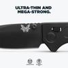 Benchmade - Mini Narrows Folding Knife with Black Titanium Handle (743BK-01) view 3