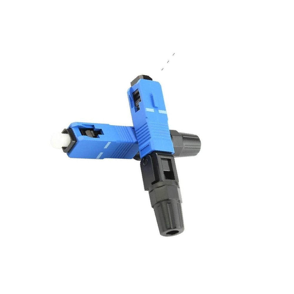 100pcs/lot SC UPC Cold connector NPFG SC/UPC SC-UPC FTTH Fiber optic 0.3 dB 60mm