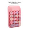 Zunate Wireless Numeric Keypad - 18-Key Slim Mini Keyboard with 2.4G Connectivity, Retro Chocolate Keycaps, & Plug-and-Play for Laptops/PCs (Accounting/Office Use) view 2