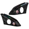 DS18 SLG-AR6V2 Arm Rest Enclosure with Digital Led Lights for Polaris Slingshot (Speakers not Included), for Models 2015 and up. Empty Arm Rest Enclosure, Fits 2X 6.5 Speakers - Pair view 1