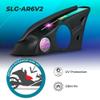 DS18 SLG-AR6V2 Arm Rest Enclosure with Digital Led Lights for Polaris Slingshot (Speakers not Included), for Models 2015 and up. Empty Arm Rest Enclosure, Fits 2X 6.5 Speakers - Pair view 2