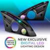 DS18 SLG-AR6V2 Arm Rest Enclosure with Digital Led Lights for Polaris Slingshot (Speakers not Included), for Models 2015 and up. Empty Arm Rest Enclosure, Fits 2X 6.5 Speakers - Pair view 3